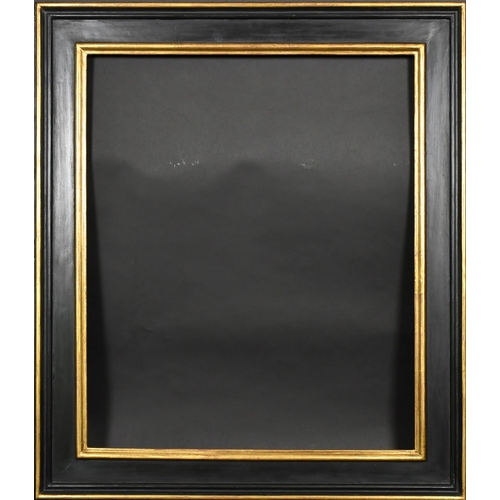 392 - 20th-21st Century English School. A Black and Gilt Composition Frame, rebate 29.75