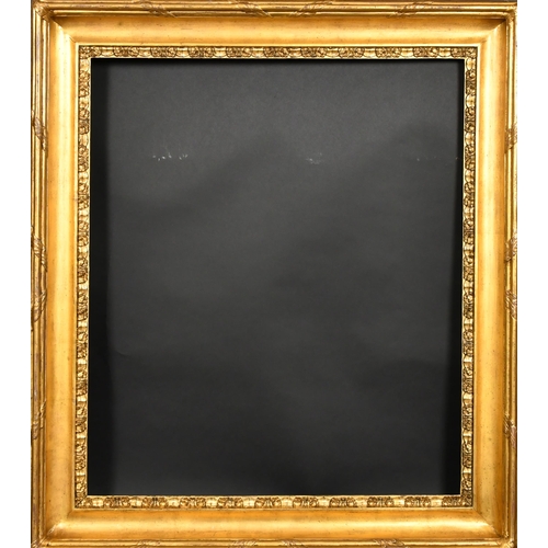 399 - Late 18th Century English School. A Hollow Gilt Composition Frame, with a carved inner edge, rebate ... 