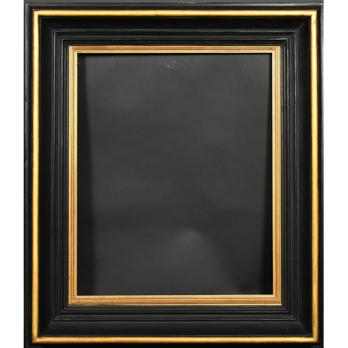 461 - 20th-21st Century English School. A Black and Gilt Composition Hollow Frame, rebate 21.75