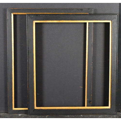 509 - Early 20th Century English School. A Darkwood Frame, with gilt inner edge, rebate 17.25