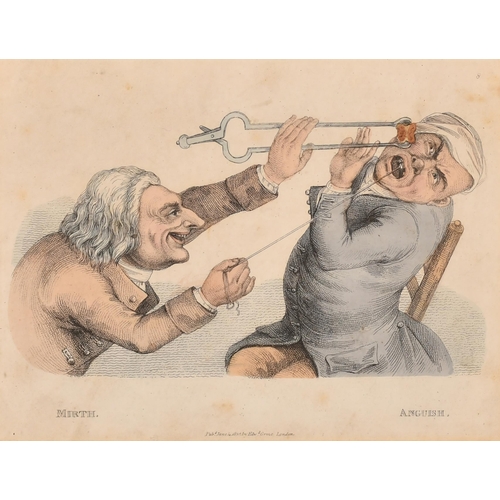 1 - After J Collier (Tim Bobbin) (1708-1786) British. A Set of Four Cartoons of Dentistry from 'The Pass... 