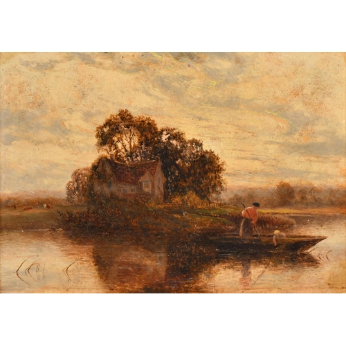 125 - Attributed to Walter Williams (1834-1906) British. A Fine Set of Six River Landscapes, Oil on board,... 