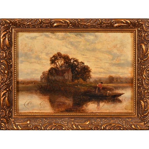 125 - Attributed to Walter Williams (1834-1906) British. A Fine Set of Six River Landscapes, Oil on board,... 