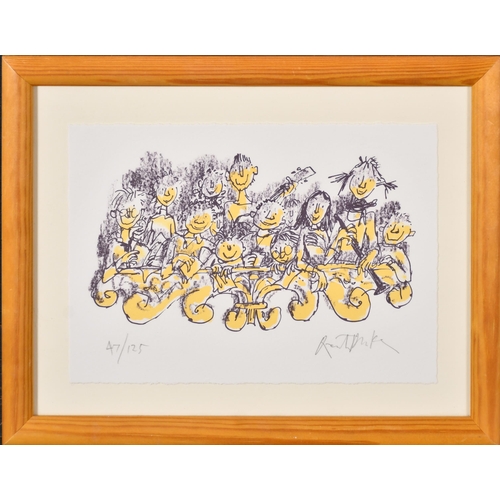 160 - Quentin Blake (1932-) British. 'Untitled', Lithograph, Signed and numbered 47/125 in pencil, 5.75