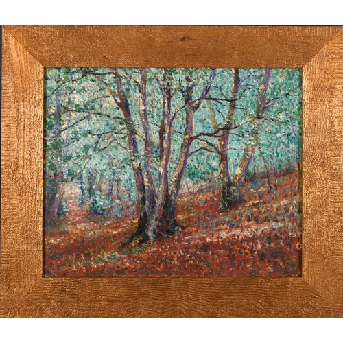 236 - Manner of John Peter Russell (1858-1930) Australian. A Woodland Scene, Oil on canvas, 13