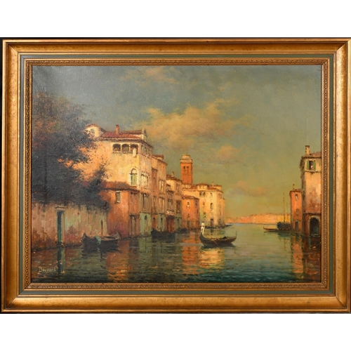 258 - Georges Noel Bouvard (1912-1972) French. Grand Canal, Venice, Oil on canvas, Signed, 19.5