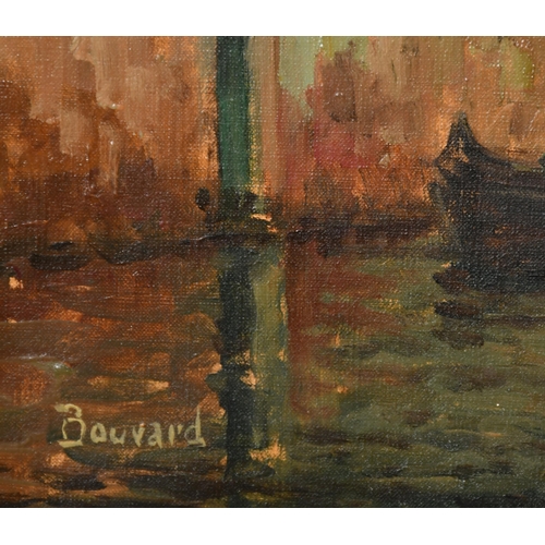 258 - Georges Noel Bouvard (1912-1972) French. Grand Canal, Venice, Oil on canvas, Signed, 19.5