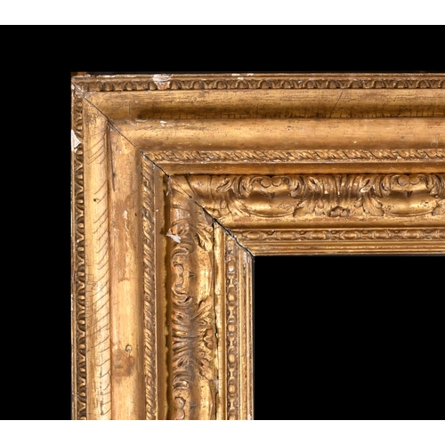 302 - Early 18th Century English School. An Important Full Carlo Maratta Carved Giltwood Frame, rebate 64