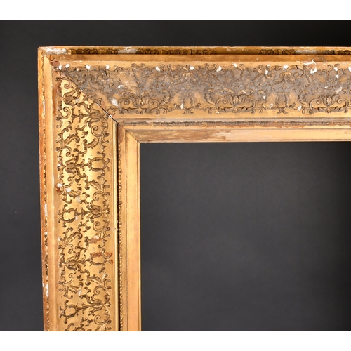 306 - 19th Century English School. A Gilt Composition Frame, rebate 50