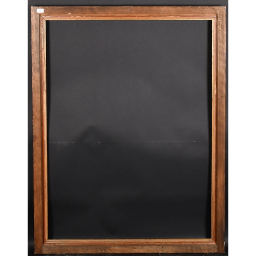 308 - 20th Century English School. A Black Painted Frame, with a gilt slip, rebate 49.5