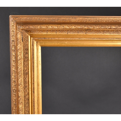 309 - 20th Century European School. A Painted Composition Frame, rebate 48