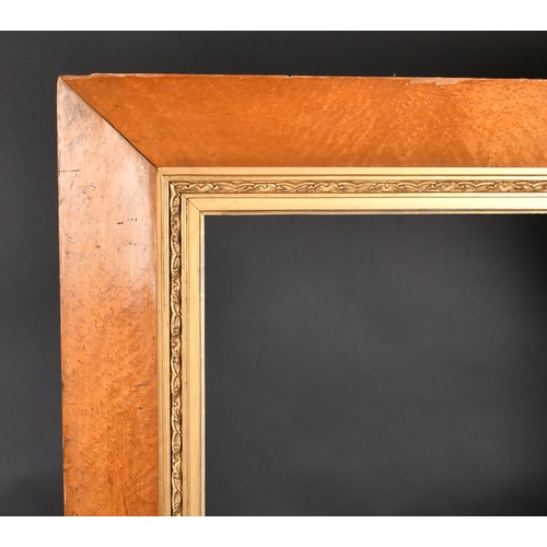 310 - 19th Century English School. A Maple Frame, with a gilt slip, rebate 46