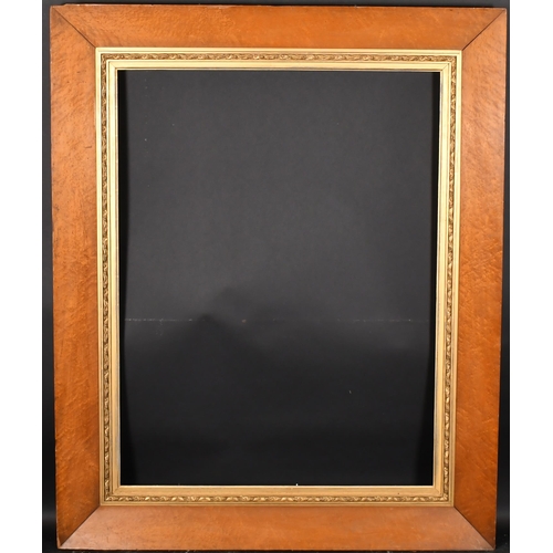 310 - 19th Century English School. A Maple Frame, with a gilt slip, rebate 46