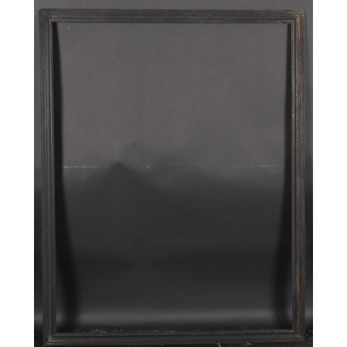 312 - 20th Century English School. A Black Painted Frame, rebate 44