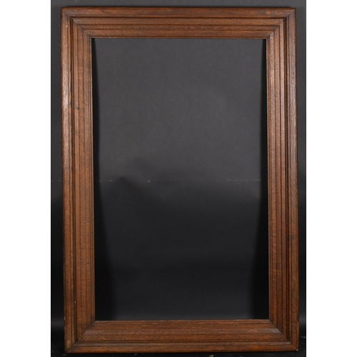 314 - 20th Century English School. A Stripped Wooden Frame, rebate 43