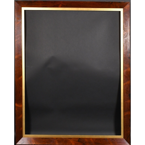 315 - 19th Century English School. A Darkwood Frame with a gilt slip. rebate 40.75