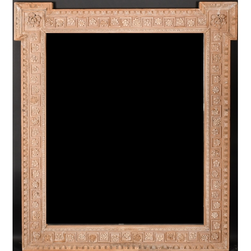 316 - 18th Century English School. An Elaborate Carved Wood Kent Frame, with extended corners, and inset m... 