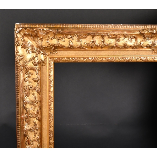 318 - 19th Century French School. A Fine Louis Style Gilt Composition Frame, with swept centres and corner... 