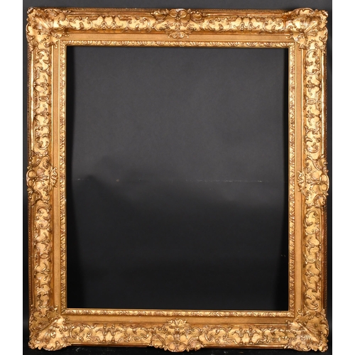 318 - 19th Century French School. A Fine Louis Style Gilt Composition Frame, with swept centres and corner... 