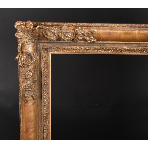 320 - 20th Century English School. A Louis Style Gilt Composition Frame, with swept corners, rebate 40