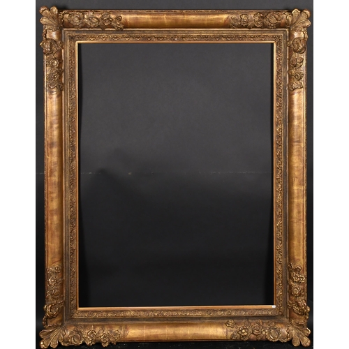 320 - 20th Century English School. A Louis Style Gilt Composition Frame, with swept corners, rebate 40