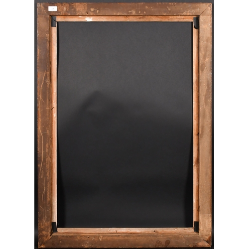 328 - 19th Century English School. A Maple Frame with a gilt slip, rebate 38.5