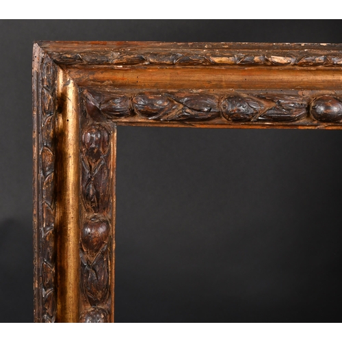 329 - 18th Century Italian School. A Carved Giltwood Frame, rebate 37