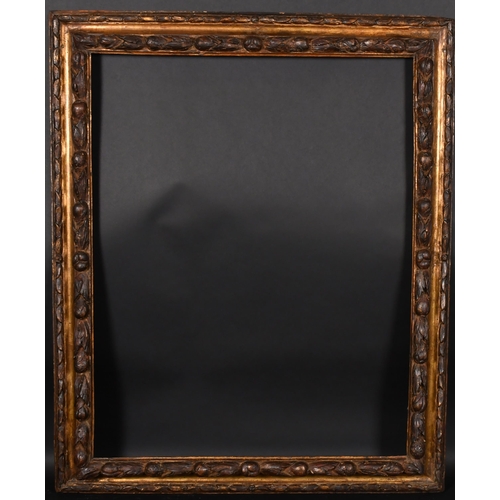 329 - 18th Century Italian School. A Carved Giltwood Frame, rebate 37