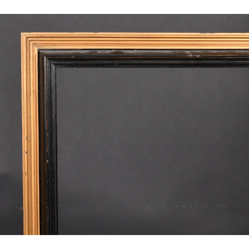 331 - 20th Century European School. A Gilt and Black Painted Frame, rebate 36.5