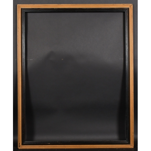 331 - 20th Century European School. A Gilt and Black Painted Frame, rebate 36.5