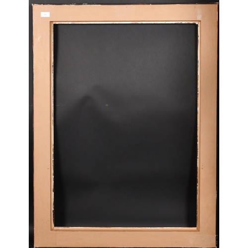 332 - 20th-21st Century English School. A Silver and Black Frame, with swept corners, rebate 36.25