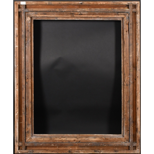 335 - Early 19th Century English School. A Fine Hollow Gilt Frame with a Carved Giltwood Leaf Inner Edge, ... 