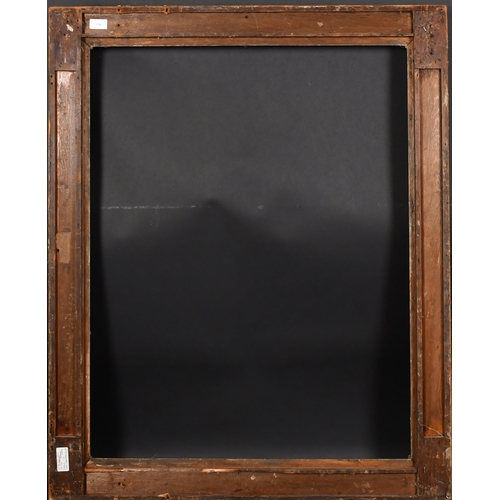 336 - 19th Century English School. A Painted Composition Frame, with swept corners, rebate 36