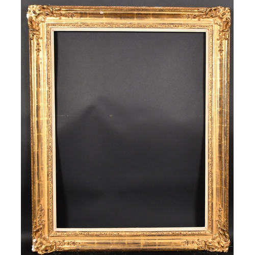 342 - 20th Century English School. A Gilt Composition Frame, with swept corners and a white inner edge, re... 