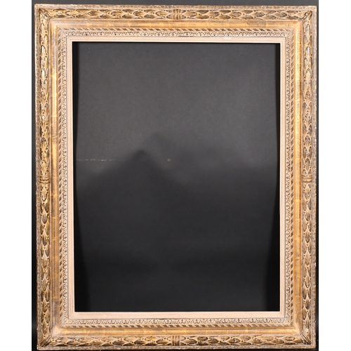 343 - 20th Century English School. A Gilt and Painted Composition Frame, with a white inner edge, rebate 3... 