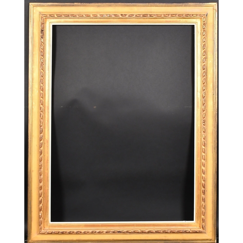 345 - 20th-21st Century English School. A Gilt Composition Frame, with a white inner edge, rebate 36