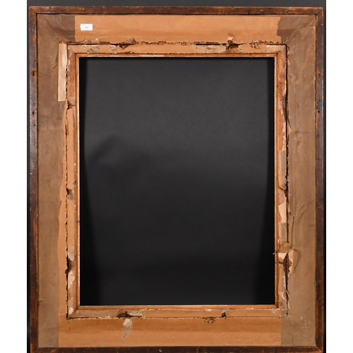 352 - 19th Century English School. A Darkwood Frame with a silver slip, rebate 33