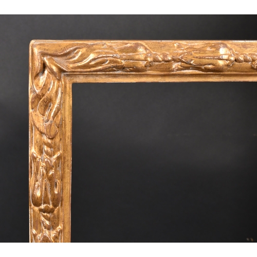 355 - Late 18th Century English School. A Carved Giltwood Frame, rebate 32.5