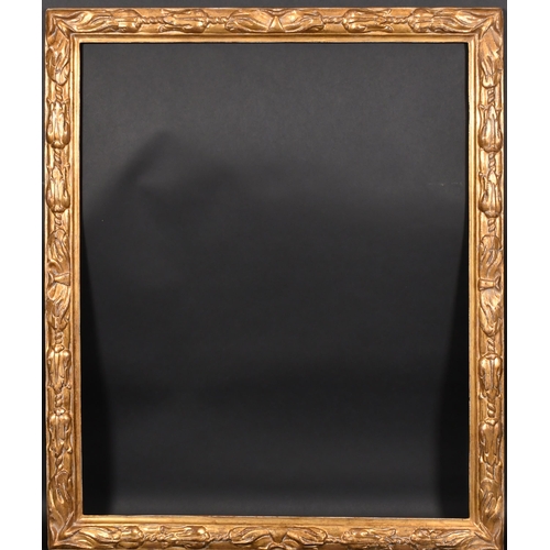 355 - Late 18th Century English School. A Carved Giltwood Frame, rebate 32.5