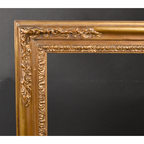 357 - 20th Century European School. A Painted Composition Frame, with swept corners, rebate 32