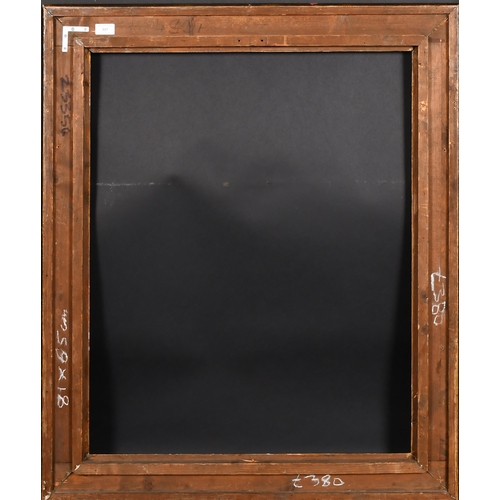 357 - 20th Century European School. A Painted Composition Frame, with swept corners, rebate 32