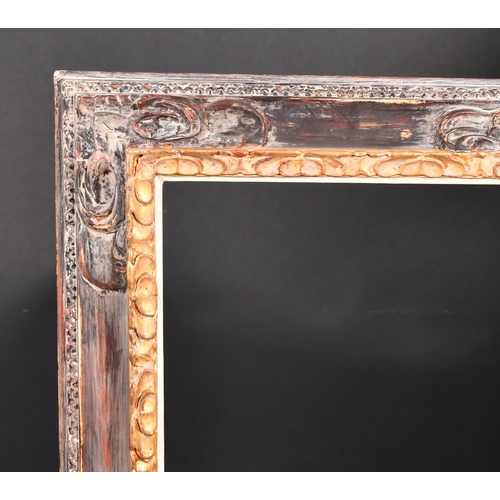 358 - 20th-21st Century English School. A Gilt and Painted Composition Frame, with a white inner edge, reb... 