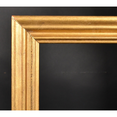 372 - 19th Century English School. A Gilt and Painted Frame, rebate 30.5