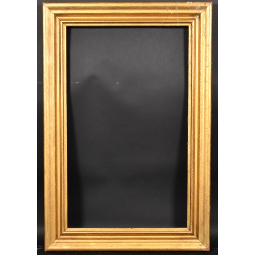 372 - 19th Century English School. A Gilt and Painted Frame, rebate 30.5