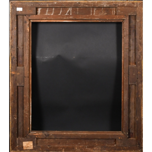 373 - 19th Century English School. A Gilt Composition Frame, with swept centres and corners, rebate 30.25