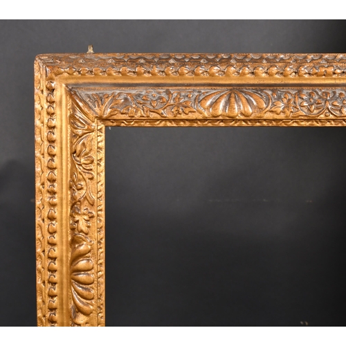 375 - 18th Century English School. A Carved Giltwood Frame, rebate 30