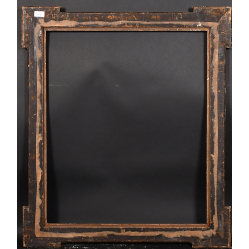 378 - 19th Century European School. A Gilt and Painted Composition Frame, rebate 30