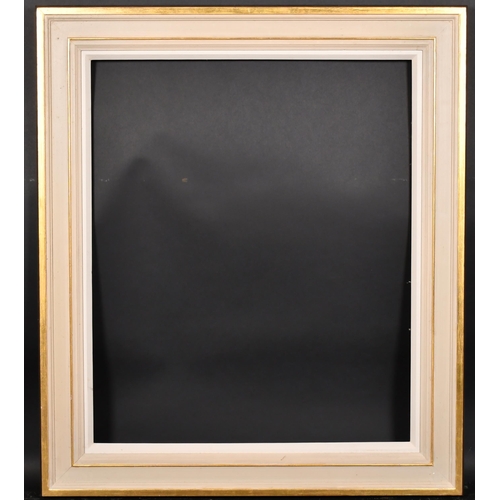 381 - 20th Century English School. A Gilt and Painted Frame, rebate 30