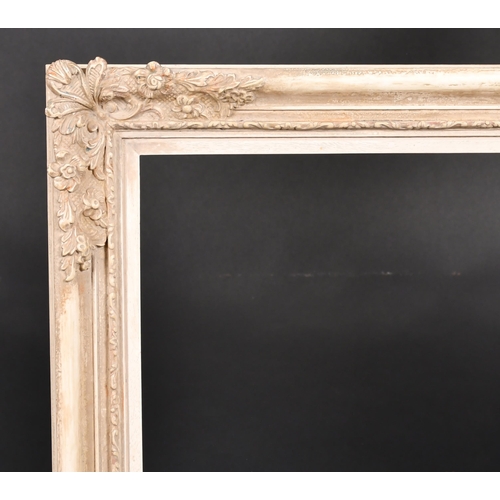 382 - 20th Century English School. A Painted Composition Frame, with swept corners, rebate 30