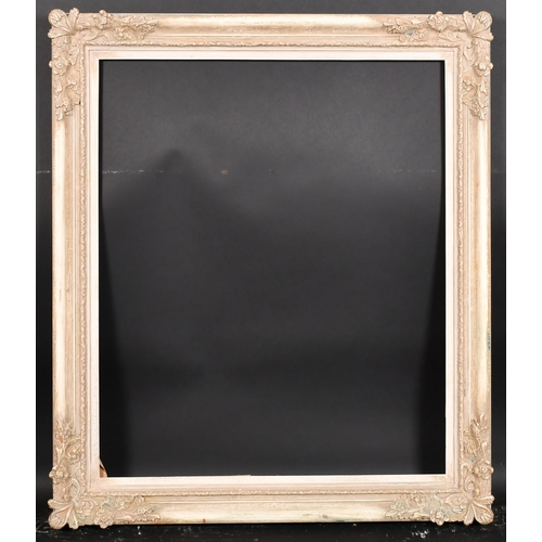 382 - 20th Century English School. A Painted Composition Frame, with swept corners, rebate 30